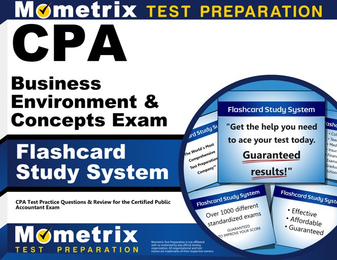 CPA Business Environment & Concepts Exam Flashcard Study System