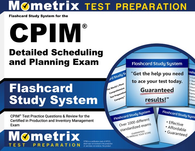 Flashcard Study System for the CPIM Detailed Scheduling and Planning Exam