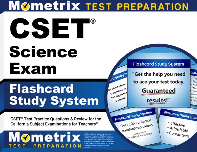 CSET Science Exam Flashcard Study System
