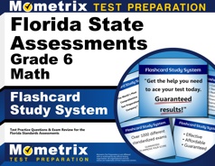 Florida State Assessments Grade 6 Mathematics Flashcards [with Florida ...